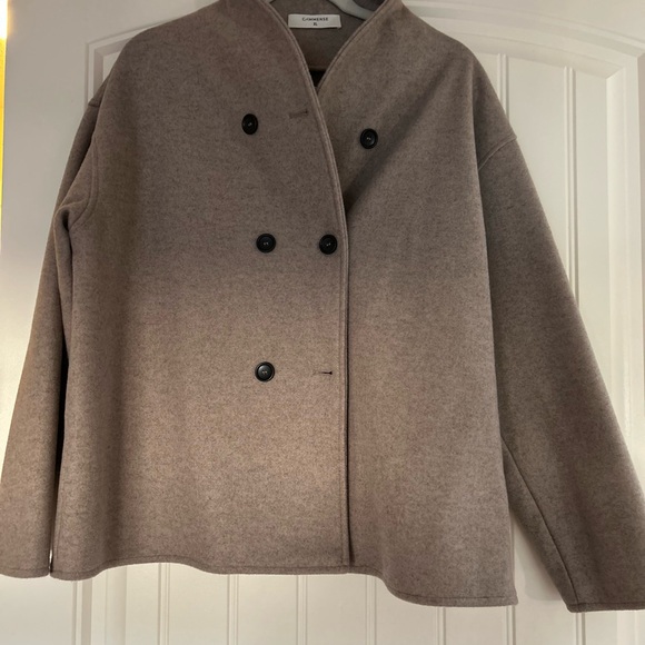 Commense Double-Breasted Tan Jacket - Picture 1 of 4